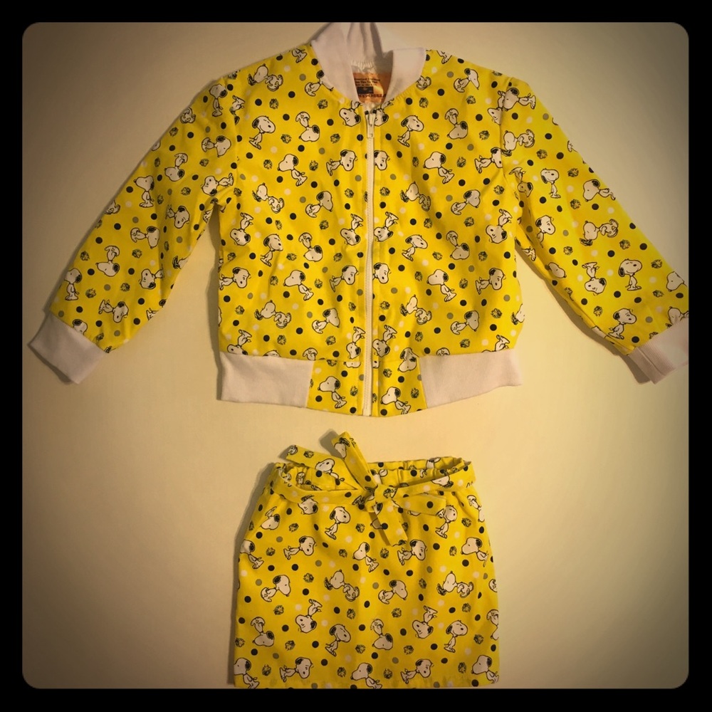Snoopy Jacket and Skirt